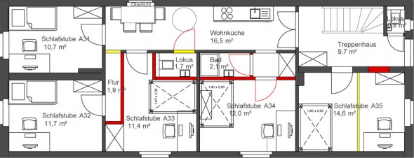 Meister-Etage Grundriss